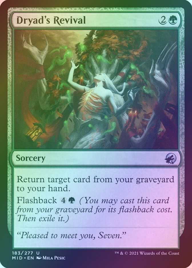 Dryad's Revival (MID) (183) / Foil