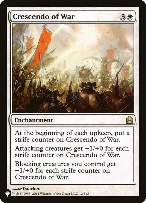 Crescendo of War (PLST) (CMD-12)