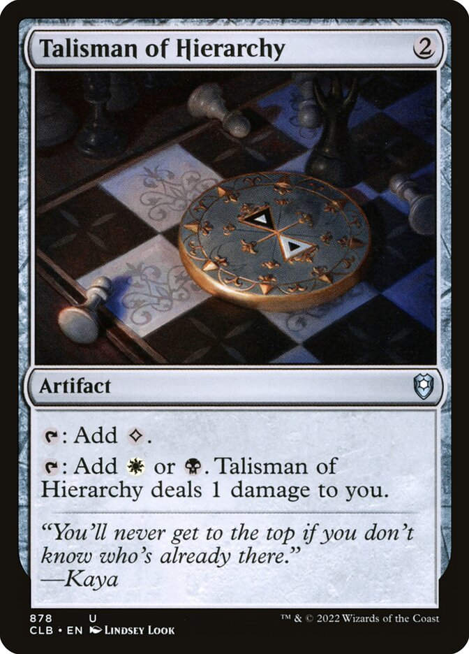 Talisman of Hierarchy (CLB) (878)