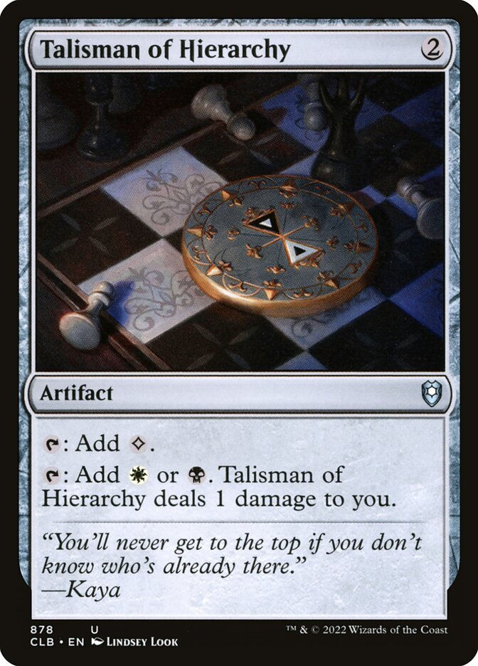 Talisman of Hierarchy (CLB) (878)