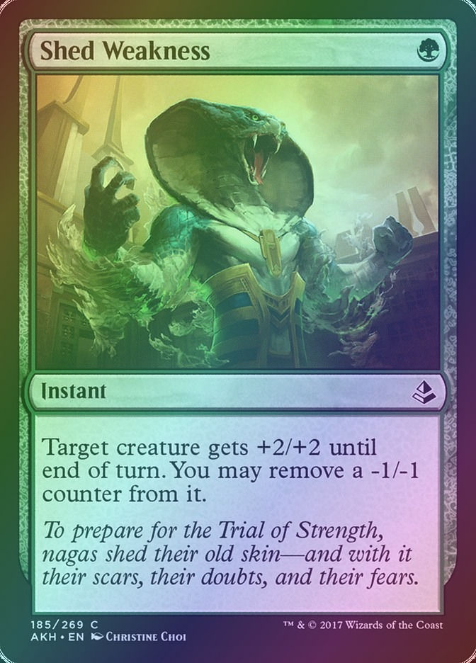 Shed Weakness (AKH) (185) / Foil