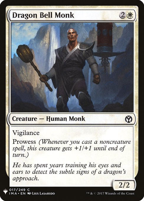 Dragon Bell Monk (PLST) (IMA-17)