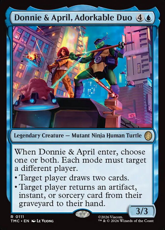 Donnie & April, Adorkable Duo (TMC) (111)