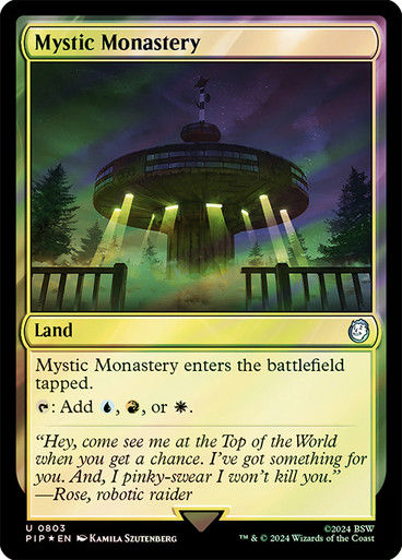 Mystic Monastery (pip) (803) / Surge Foil