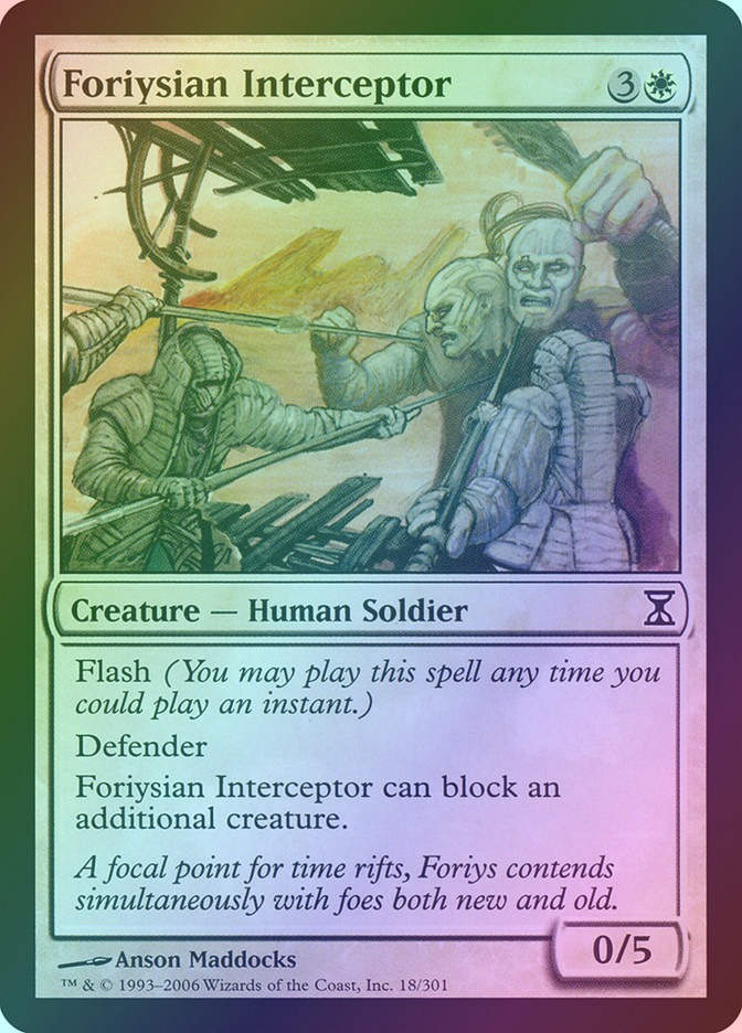 Foriysian Interceptor (TSP) (18) / Foil