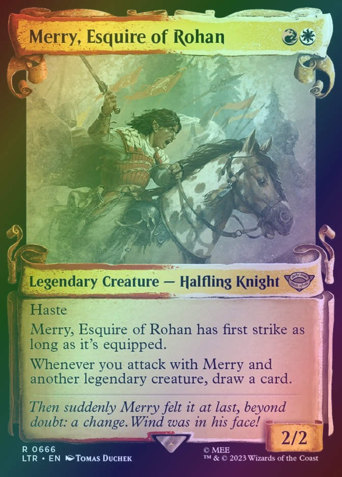 Merry, Esquire of Rohan (LTR) (666) / Showcase / Foil