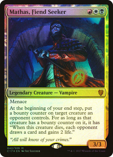 Mathas, Fiend Seeker (c17) / Foil