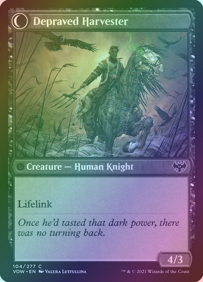 Desperate Farmer // Depraved Harvester (VOW) (104) / Foil — cara 2 de 2