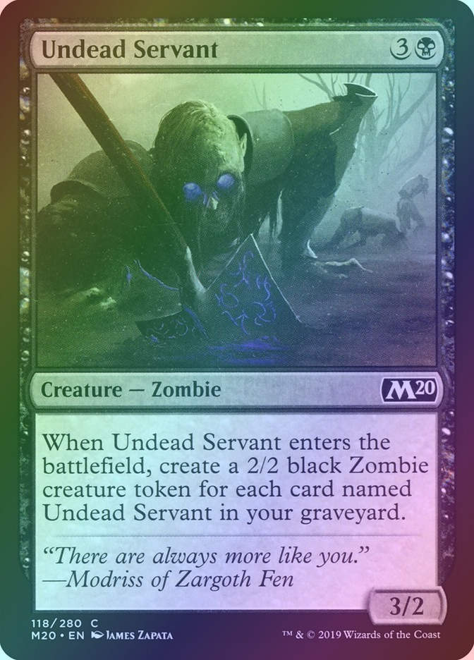 Undead Servant (M20) (118) / Foil