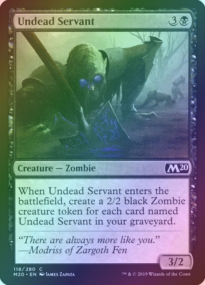 Undead Servant (M20) (118) / Foil