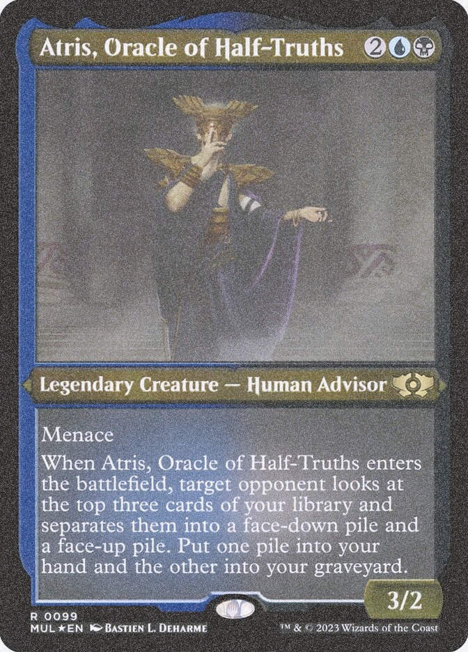 Atris, Oracle of Half-Truths (MUL) (99) / Foil Etched