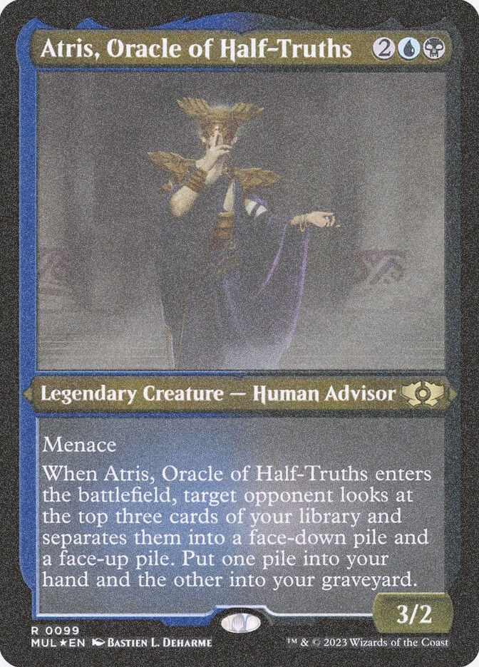 Atris, Oracle of Half-Truths (MUL) (99) / Foil Etched