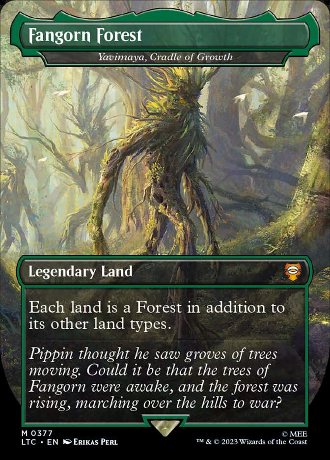 Yavimaya, Cradle of Growth (LTC) (377) / Borderless