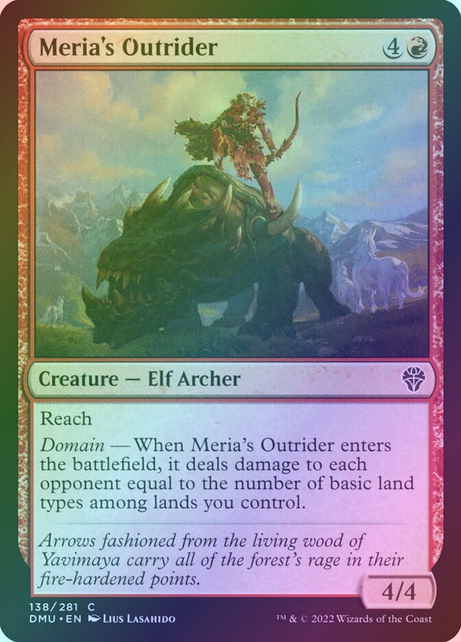 Meria's Outrider (DMU) (138) / Foil