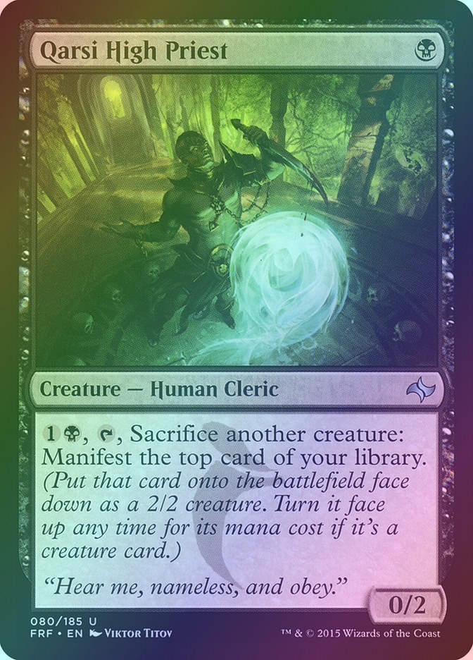 Qarsi High Priest (FRF) (80) / Foil