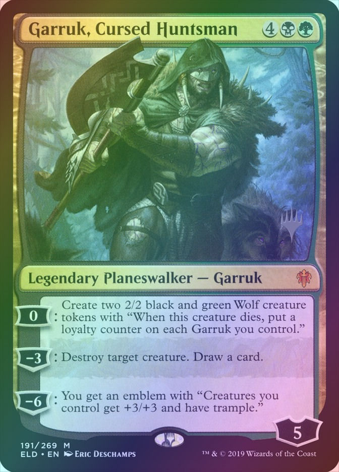 Garruk, Cursed Huntsman (PELD) (191p) / Foil