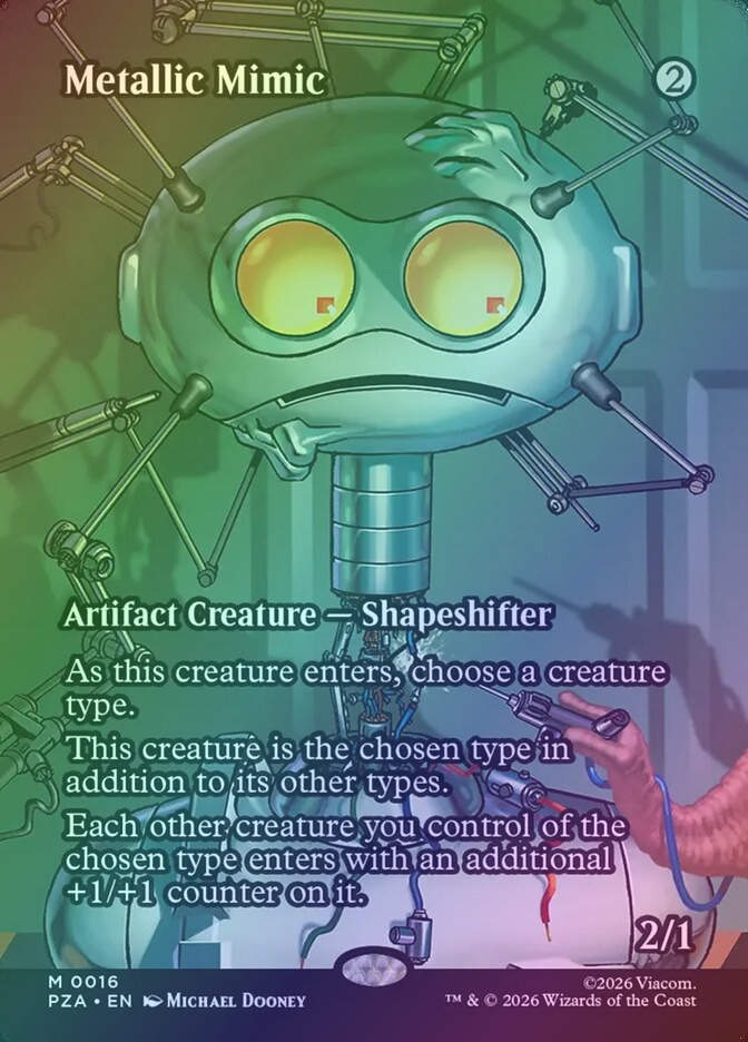 Metallic Mimic (PZA) (16) / Borderless / Foil