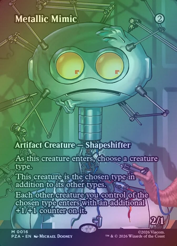 Metallic Mimic (PZA) (16) / Borderless / Foil