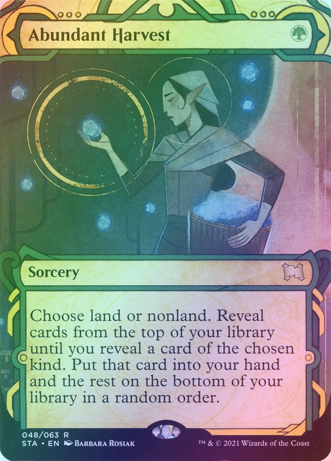 Abundant Harvest (STA) (48) / Borderless / Showcase / Foil
