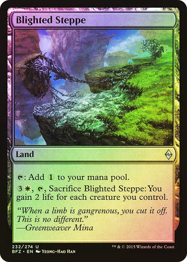 Blighted Steppe (BFZ) (232) / Foil