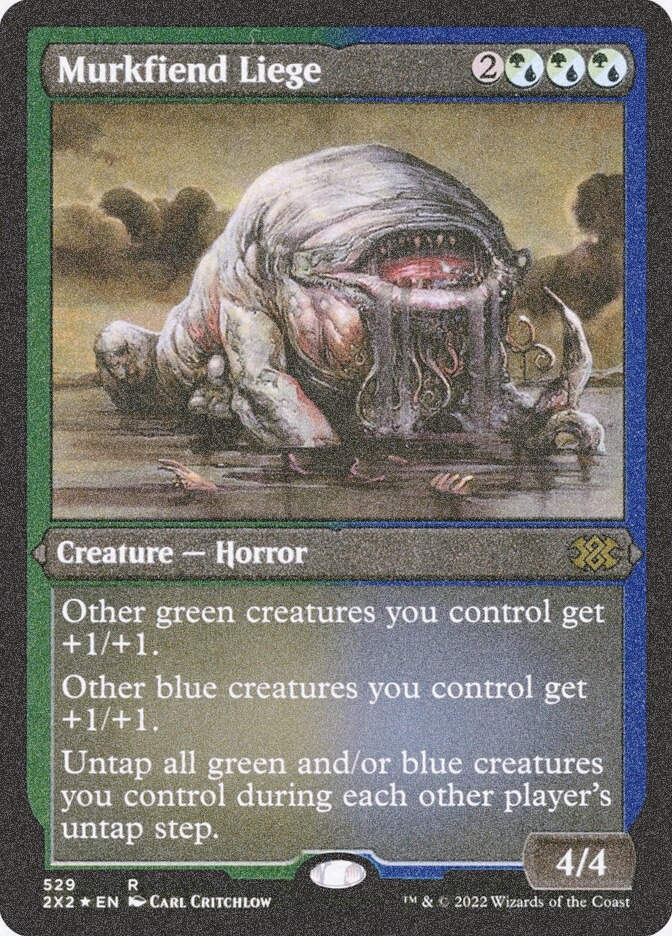 Murkfiend Liege (2X2) (529) / Foil Etched