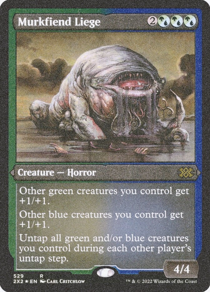 Murkfiend Liege (2X2) (529) / Foil Etched