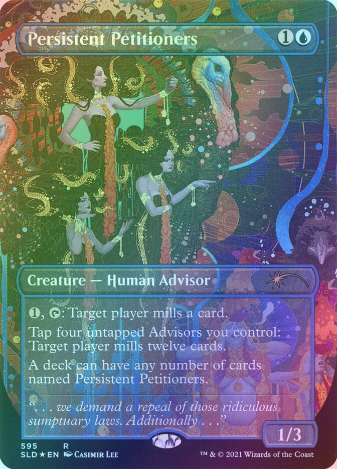 Persistent Petitioners (SLD) (595) / Borderless / Foil