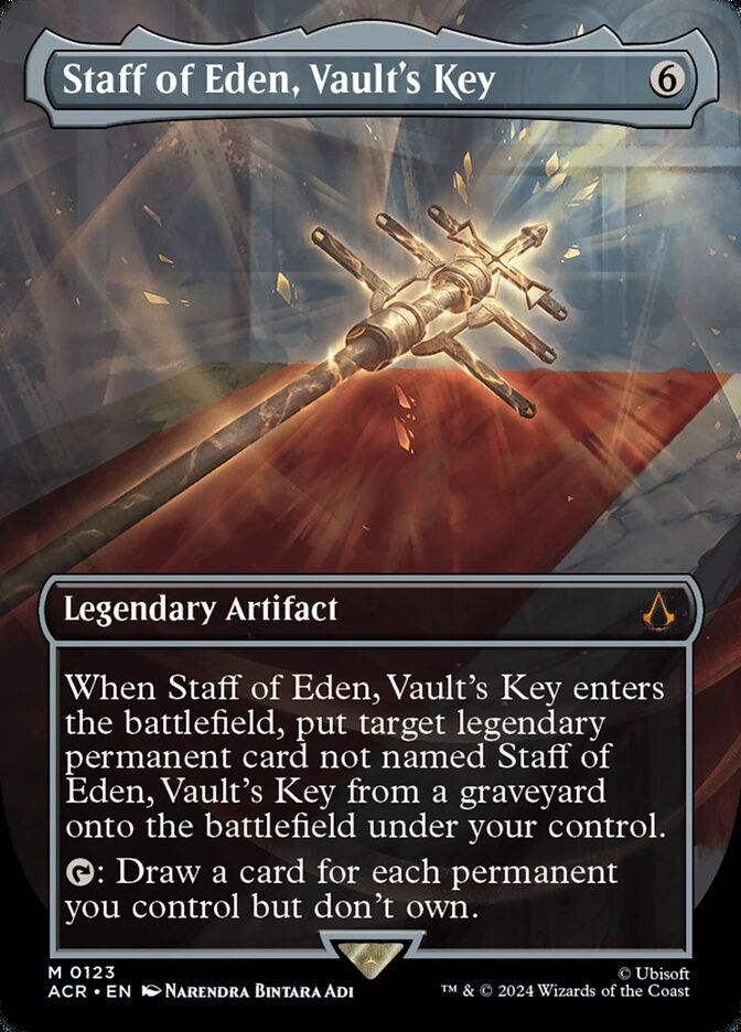 Staff of Eden, Vault's Key (ACR) (123) / Borderless
