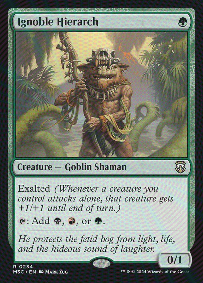 Ignoble Hierarch (M3C) (234) / Ripple Foil