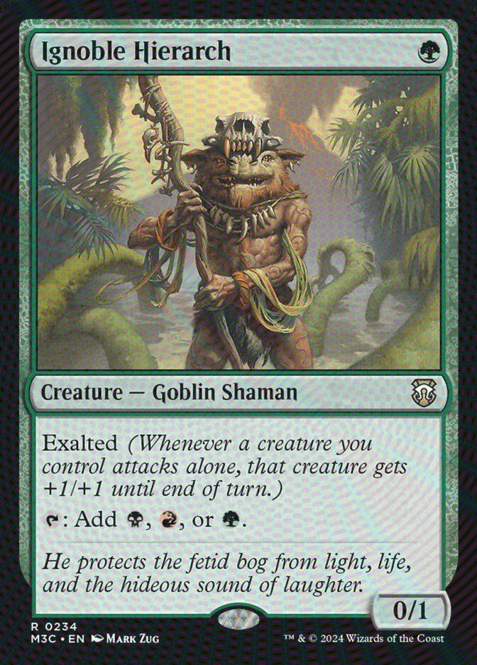 Ignoble Hierarch (M3C) (234) / Ripple Foil