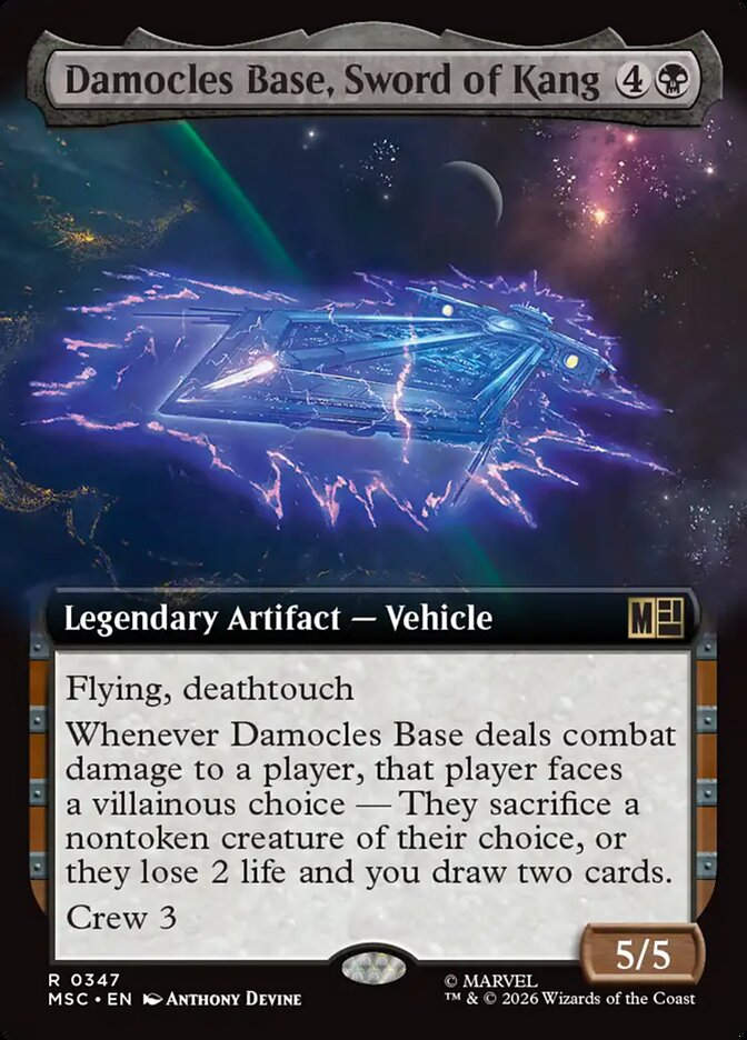 Damocles Base, Sword of Kang (MSC) (347) / Extended Art