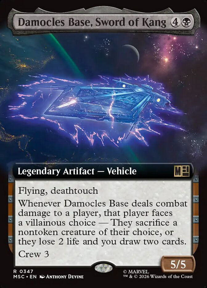 Damocles Base, Sword of Kang (MSC) (347) / Extended Art