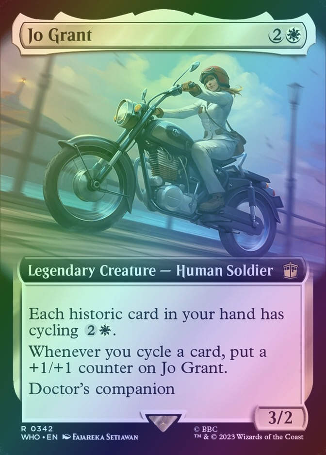 Jo Grant (WHO) (342) / Extended Art / Foil