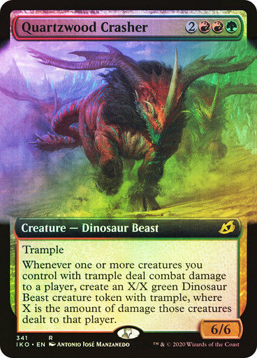 Quartzwood Crasher (IKO) (341) / Extended Art / Foil