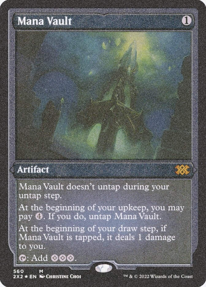 Mana Vault (2X2) (560) / Foil Etched