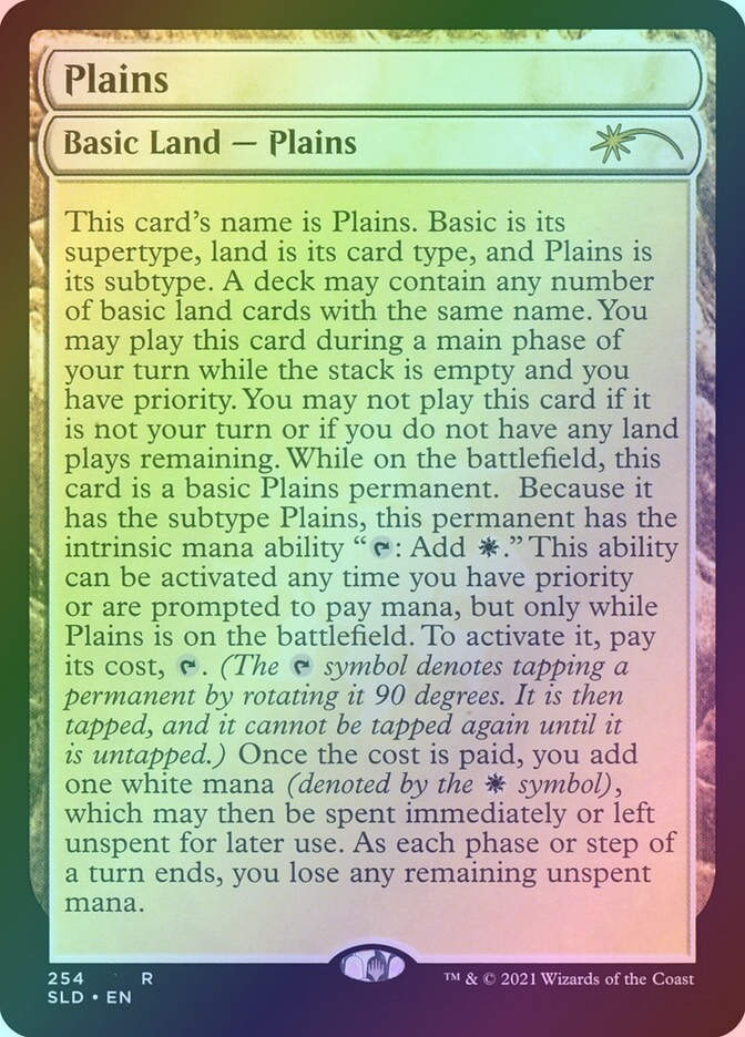 Plains (SLD) (254) / Foil