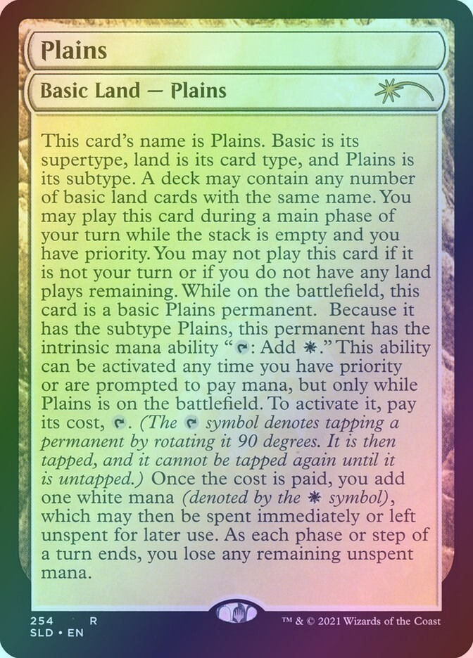 Plains (SLD) (254) / Foil