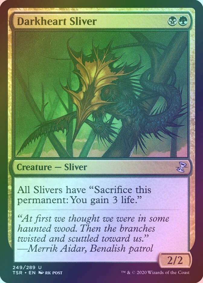 Darkheart Sliver (TSR) (249) / Foil