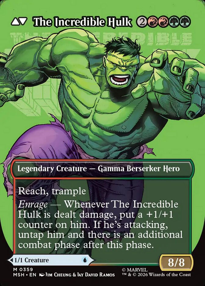 Bruce Banner // The Incredible Hulk (MSH) (359) / Borderless — cara 2 de 2