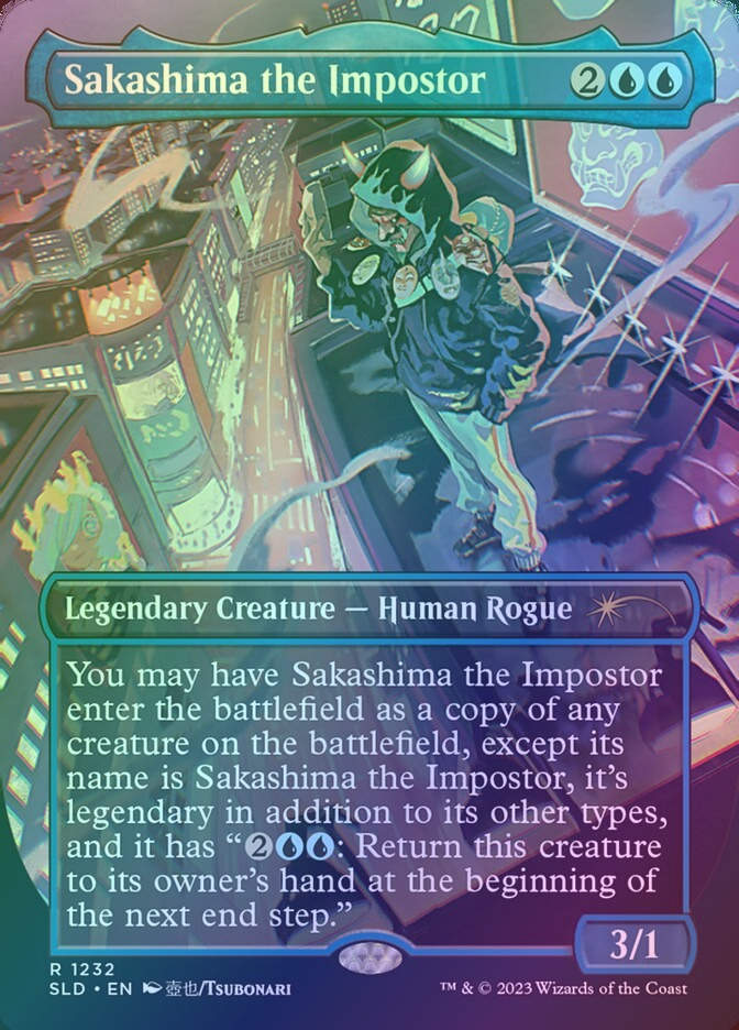 Sakashima the Impostor (SLD) (1232) / Borderless / Foil