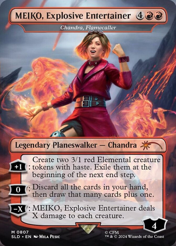 Chandra, Flamecaller (SLD) (807) / Borderless