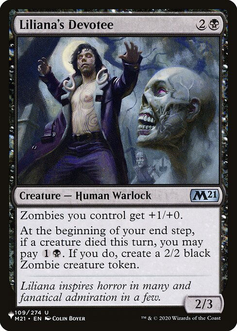 Liliana's Devotee (PLST) (M21-109)