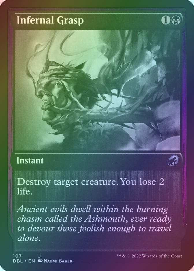Infernal Grasp (DBL) (107) / Foil