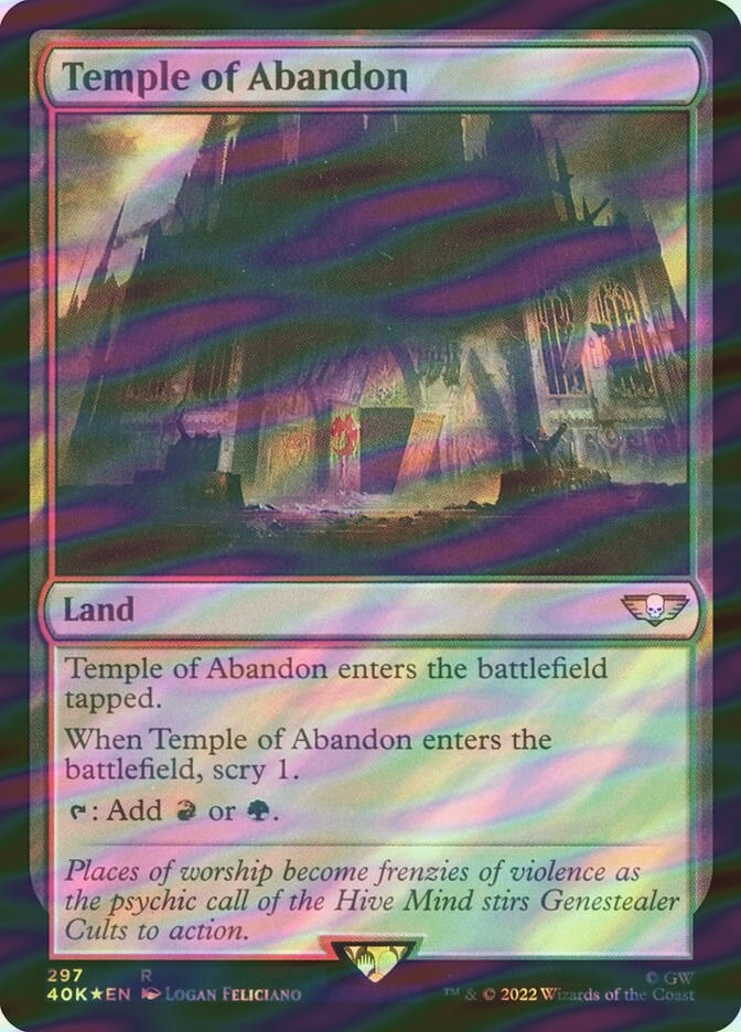 Temple of Abandon (40K) (297★) / Surge Foil