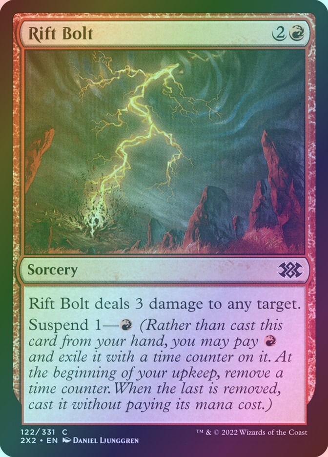 Rift Bolt (2X2) (122) / Foil