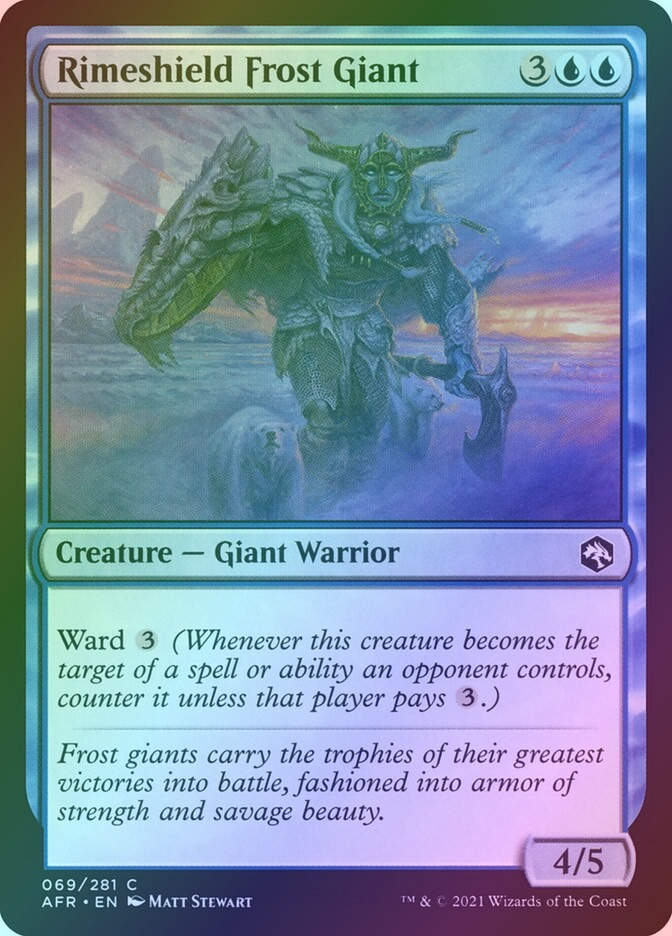 Rimeshield Frost Giant (AFR) (69) / Foil