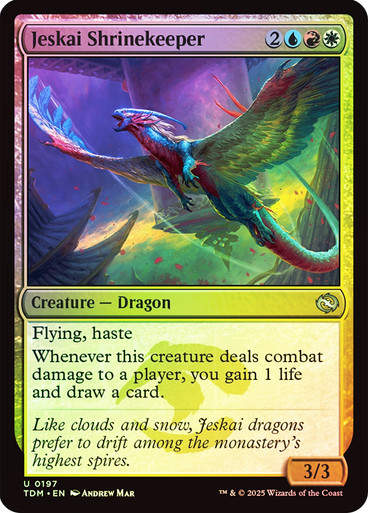 Jeskai Shrinekeeper (TDM) (197) / Foil