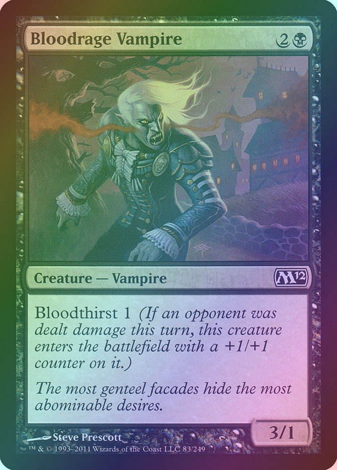 Bloodrage Vampire (M12) (83) / Foil