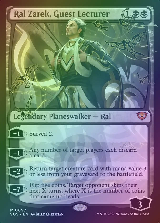Ral Zarek, Guest Lecturer (SOS) (97) / Foil