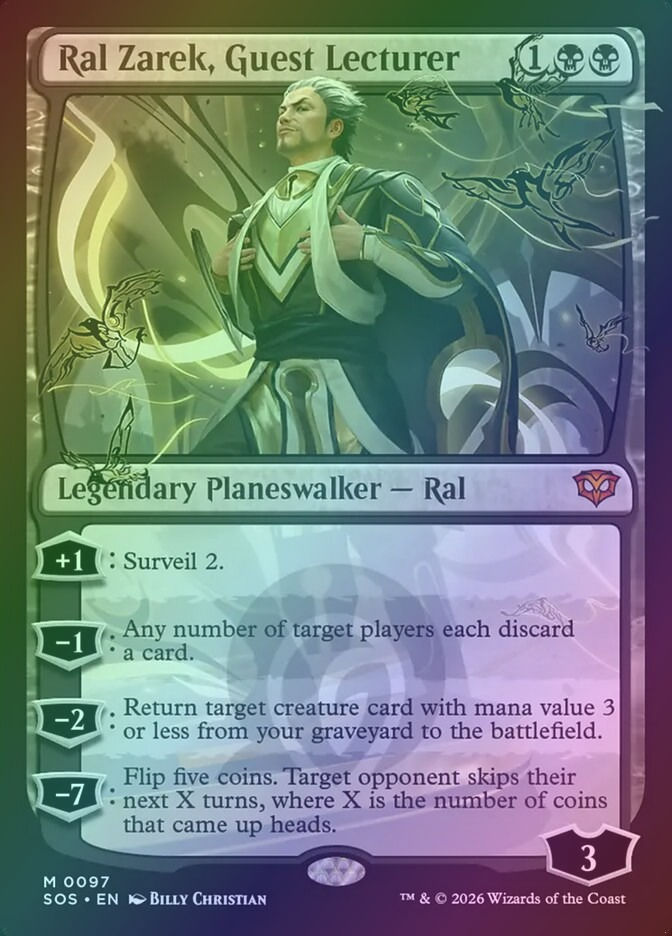 Ral Zarek, Guest Lecturer (SOS) (97) / Foil